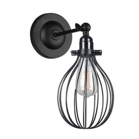 Kinkiet loft LOFT LESTO MBM-2676/1 BK - Italux